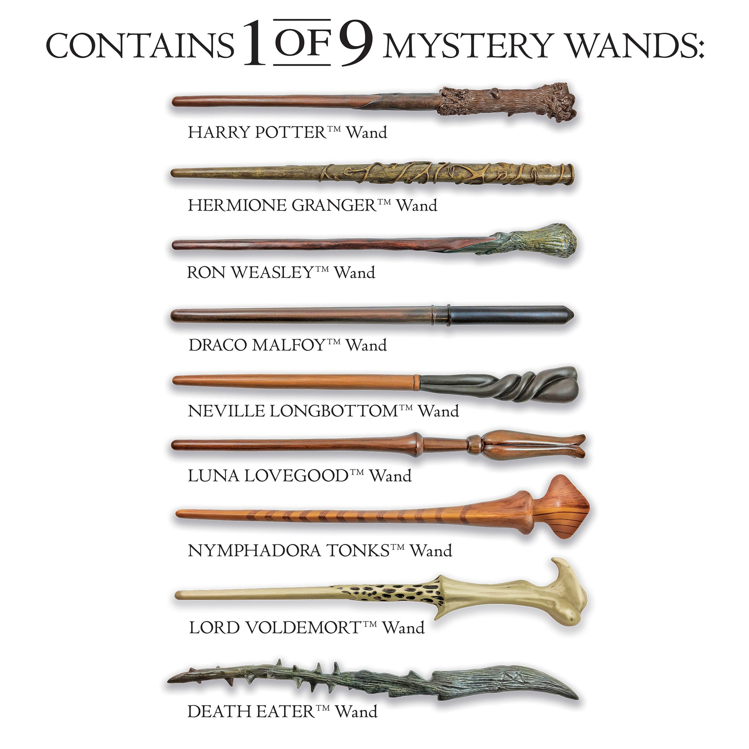 HARRY POTTER Noble Collection Mystery WAND | L&M on Queen West