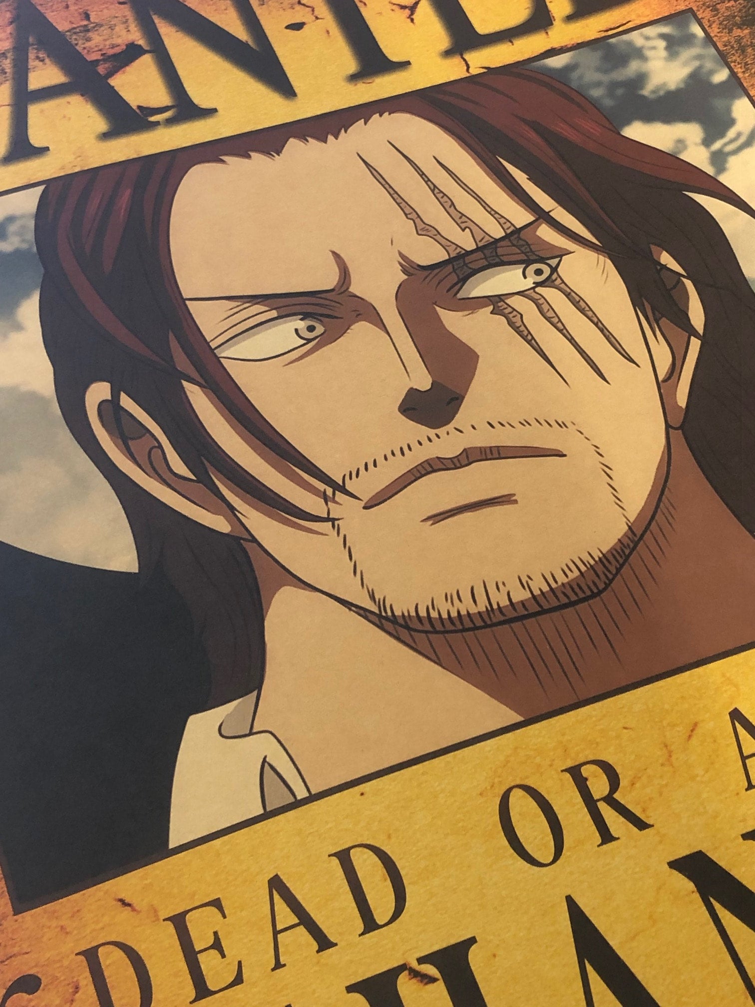 ZHANGQIANG Anime ONE PIECE Wanted Poster Don Krieg Poster Print