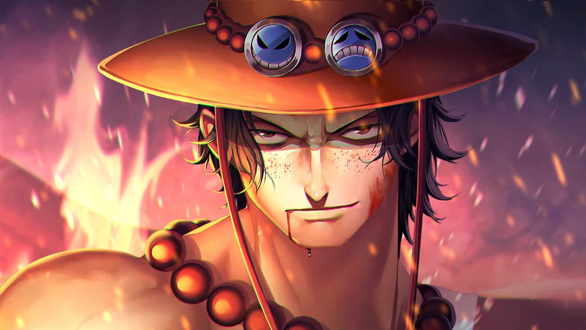 Anime One Piece Punho de Fogo Portgas D. Ace Chapéu Viseira Chapéu Cowboy  Ocidental Presente Novo