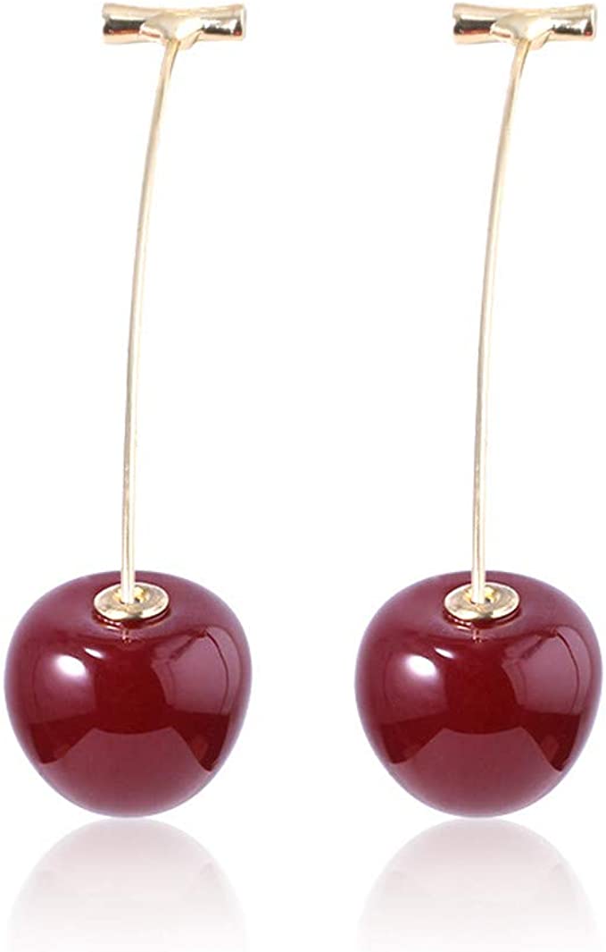 Jojo top cherry earrings