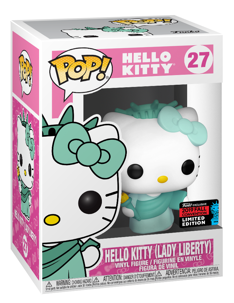 27 Hello Kitty Lady Liberty 2019 NYCC Limited Edition Funko